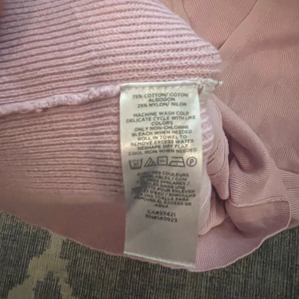 Pink Button-Up Cardigan - Picture 2 of 2